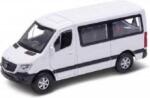 Welly Macheta Mercedes Sprinter alb 1: 34 replica metal Welly usi deschise cu resort (JPT)