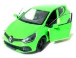 Welly Macheta Renault Clio RS verde Weely 1: 34 replica metal usi deschise cu resort (JPT)