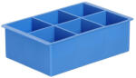 BarUp Jégkocka forma XL kocka, BarUp, Kék, 170x110x(H)52mm