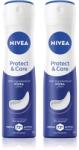 Nivea Protect & Care spray anti-perspirant ambalaj economic