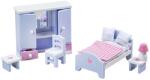 Bigjigs Toys Дървени мебели за куклена къща Bigjigs - Спалня (T0221)