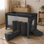 Milly Mally Utazóágy Milly Mally Mirage egy hordozható táskában dark grey