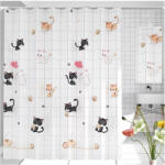 RPX-DUS Perdea Dus 70g / 180x200cm - Model-pisica (46524r) Perdea de dus