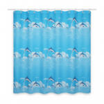 RPX-DUS Perdea Dus 90g / 180x200cm - Model-delfin (46759r) Perdea de dus