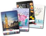 Herlitz Caiet A4 cu spirala Herlitz, 100 file, 70 g/mp, Dictando, motiv Enjoy Life-Economic (9484780)
