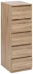 5five - Комод HEIM 40x118x48 см, кафяв (P7652)