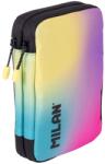 MILAN Penar cu instrumente Milan Sunset - Negru, 2 fermoare (52591) Penar