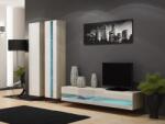 Cama meble Cama Етажерка VIGO NEW 180/40/30 сонома/бял гланц (WIO180 VIGO s/b)
