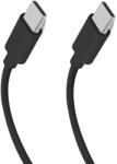 SBS TECABLETISSUETCK USB-C - USB-C 1.5m 60W плетен кабел - черен (8018417447815)