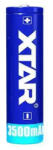 XTAR Акумулаторна батерия XTAR за фенери 18650 със защита , 3500mAh, Li-ion (XTAR-BL-CR18650-3500PCM) - smartx