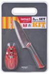 Lamart КОМПЛЕКТ КУХНЕНСКИ НОЖ ДЪСКА ЗА РЯЗАНЕ И ТОЧИЛО lamart lt2099 (8590669295067)