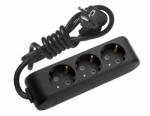 Panasonic РАЗКЛОНИТЕЛ 3ГНЕЗДА 5М ЧЕРЕН panasonic (8691136118206)