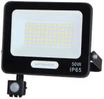 OPTONICA Led ПРОЖЕКТОР СЪС СЕНЗОР 50w 4000lm ip65 ЧЕРЕН optonica (3801057158587)