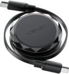 ACEFAST C13-03 USB-C - USB-C 60W кабел, прибиращ се - черен (C13-03)