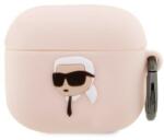 Karl Lagerfeld Кейс Karl Lagerfeld KLA3RUNIKP за AirPods 3, розов / розов, Silicone K (KF001467-0)
