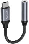 Tech-Protect Аудио кабел Tech-Protect UltraBoost, USB-C / 3.5mm mini jack, черен (9490713929667)