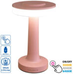 VIVALUX Led НАСТОЛНА ЛАМПА 2w 3000-6400k 100lm РОЗОВА vivalux julie (3800234855196)