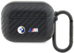 BMW Кейс BMW BMAPWMPUCA2 за AirPods Pro, черен / черен, Carbon Double Meta (BMW000613-0)