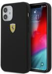 Ferrari Калъф за телефон Ferrari за iPhone 12 Mini, черен (3700740483466)