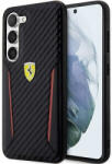 Ferrari Кейс Ferrari FEHCS23MNPYK за Samsung Galaxy S23 Plus S916, черен / чер (FER000559-0)