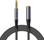 JOYROOM AUX кабел Joyroom, 3.5mm мини жак (мъжки) към мини жак (женски), 1.2m (SY-A09 Black)