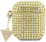 Guess Кейс Guess GUA2HDGTPD за AirPods 1/2, златист / златист, Rhinestone Tr (GUE002867-0)