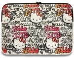 Hello Kitty Чанта за лаптоп Hello Kitty PU Metal Logo, 14"", бежова (3666339190415)
