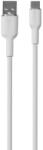 Puro elektrik Puro Soft USB-A - USB-C кабел 1, 5 м - бял (PUUSBCICONWHI)