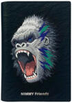 Nimmy Калъф за паспорт/портфейл Nimmy Raptor Gorilla - черен (6971080319150)