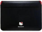 Hello Kitty Чанта за лаптоп Hello Kitty PU Metal Logo, 14"", черна (3666339190408)