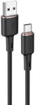 ACEFAST Кабел Acefast C2-04, USB към USB-C, 1.2 m, 3A, черен (C2-04-A-C black)