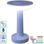 VIVALUX Led НАСТОЛНА ЛАМПА 2w 3000-6400k 100lm СИНЯ vivalux julie (3800234855189)