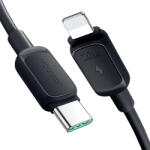 JOYROOM Multi-Color Series A14 USB-C/ Lightning кабел 20W 1, 2 м - чере (S-CL020A111B)