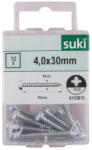 Suki ВИНТ ЗА ДЪРВО 4x30 ММ suki 12 БРОЯ (4004575538155)