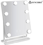 Synchro КОЗМЕТИЧНО LED ОГЛЕДАЛО SYNCHRO HOLLYWOOD 34x38 (3800132517233)
