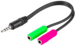 Vivanco 3.5mm M->2x 3.5mm F 45499 0.1m (45499)