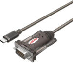 Unitek Y-1105K сериен кабел Черен 1.5 m DB-9 (Y-1105K)
