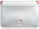 Hello Kitty Чанта за лаптоп Hello Kitty PU Metal Logo, 14"", сребриста (3666339190392)