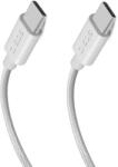 SBS TECABLETISSUETCC2G кабел 2 x USB-C 2m 60W с захранване - сив (TECABLETISSUETCC2G)