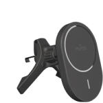 Puro Стойка за кола Puro със зарядно устройство Qi2, съвместима с MagSafe - (PUSH2QIMAGBLK)