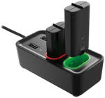 Subsonic SA5704 Xbox Dual Charger and Hub fekete dupla kontroller töltőállomás (SA5704)