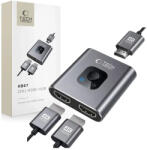 Tech-Protect HB07 HUB Adapter 2in1 HDMI 4K 60HZ - сив (5906302360949)