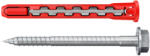 Fischer 577390 HybridPower FUS Műanyag-acél dübel hatlapfejű csavarral, 10x90/13 (577390)