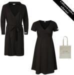  Moniel hálóing + köntös kórházi szett kismamáknak All Black fekete hálóing, XL-es méret