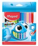 Maped MAPED: Color Peps Ocean kimosható filctollkészlet, 2mm - 12 db