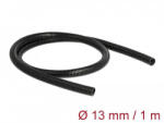 Delock Kábelvédő borítás 1 m x 13 mm fekete (60457) (60457) - pepita