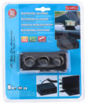 ALL Ride , Szivargyújtó elosztó, 3-as, USB, 3A, 12/24V (33031729) (33031729) - aqua