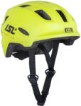 inSPORTline Lumitto gyermek kerékpáros bukósisak LED világítással Neon Sárga XS (45-51)