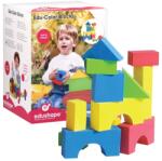 Edushape Blocuri de construcție în culori moi - 80 bucăți (14D32F)