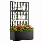 StefanPlast Italia Virágláda támaszráccsal 80L | Grafit (SP86014)